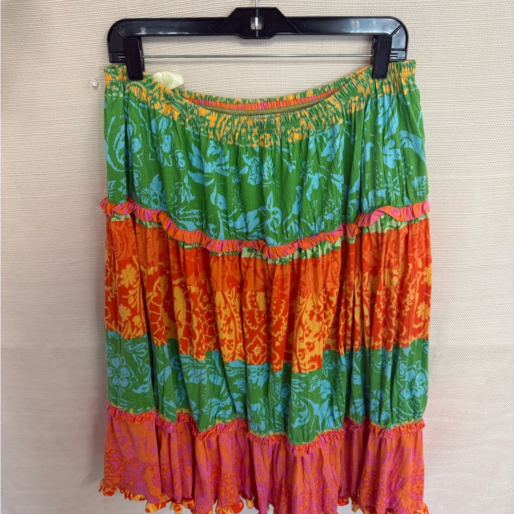 Sigrid Olsen Multicolor Floral A-Line Skirt - Picture 3 of 3